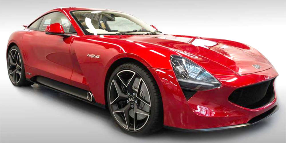 new red tvr griffith concept car for sale at topcats racing